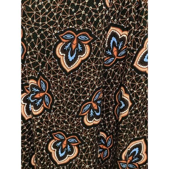 H & M Women's Multicolor Printed Elastic Waist Bohemian Pull On Pants Size 12 - Picture 4 of 7